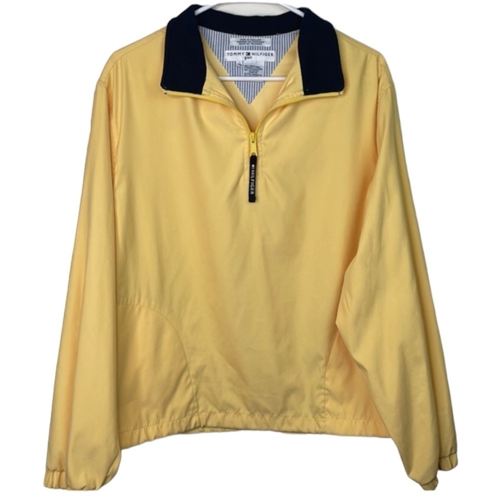 Tommy Hilfiger Golf Quarter Zip Jacket Yellow L
